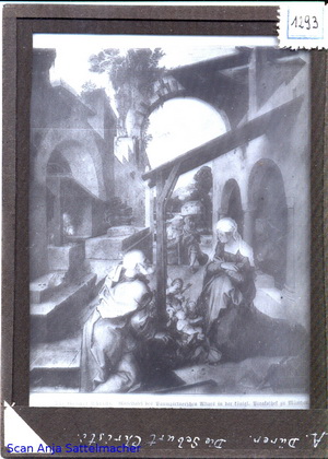 Slide: Perspective with Dürer copperplate engraving