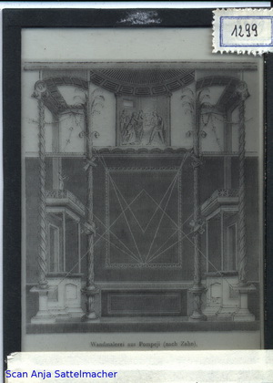 Slide: Wall painting from Pompeji (according to Zahn)