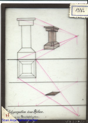 Slide: Relief perspective of a  pillar