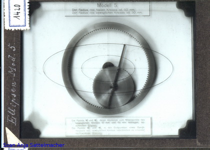 Slide: Kinematic generation of an ellipse