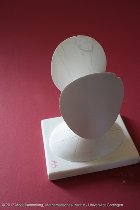 Cubic surface with with a biplanar double point