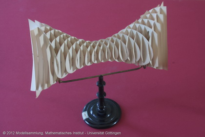 Single-leaf hyperboloid