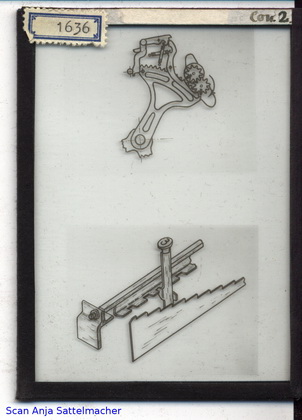 Slide belonging to the Continental adding machine