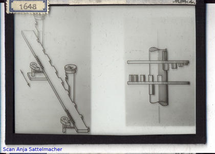 Slide belonging to the Monroe calculating machine