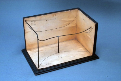 The types of the development of a space curve at a small scale
