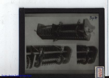 Slide belonging to the Brunsviga calculating machine