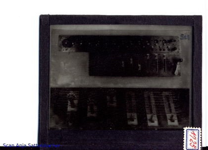 Slide belonging to the Burkhardt calculating machine