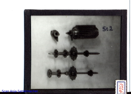 Slide belonging to the Burkhardt calculating machine