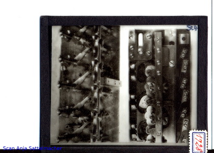 Slide  belonging to the Burkhardt calculating machine