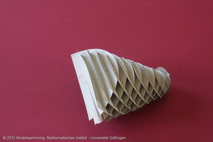 Double leaf hyperboloid