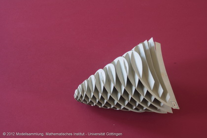 Double leaf hyperboloid