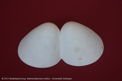 Areas developable on rotational paraboloid
