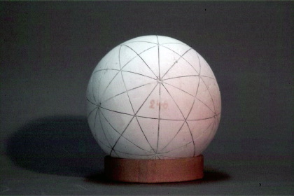 Tetrahedron-, octahedron-, icosahedron-division on the spherical surface