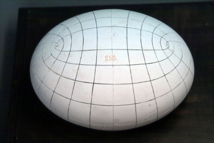 Conform mapping of the ellipsoid on the sphere