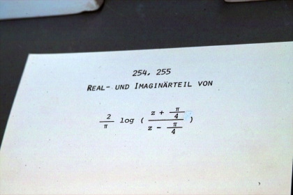 Real and imaginary part surfaces