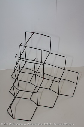 Gitter des Diamanten und der zugehörigen Kugelpackung