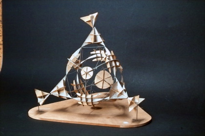 Surface of 5. order with many symmetry attributes