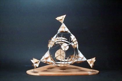 Surface of 5. order with many symmetry attributes