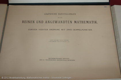 3 plaques about plane curves of 4. order with 2 colons
