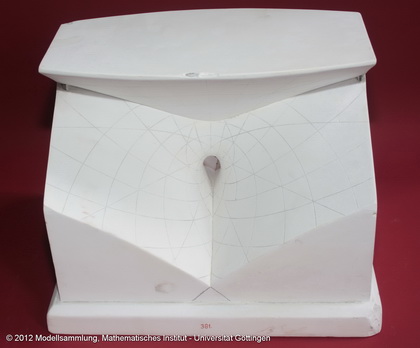 Minimal surface of 9. order (Enneper) with curvature lines