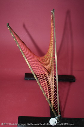 Fiber model of a hyperbolic paraboloid