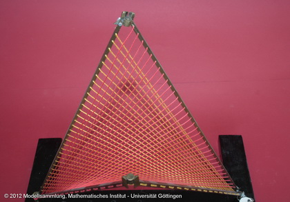 Fiber model of a hyperbolic paraboloid