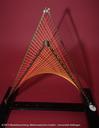 Fiber model of a hyperbolic paraboloid