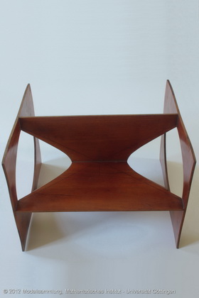 Plane slices of the double-leaf hyperboloid