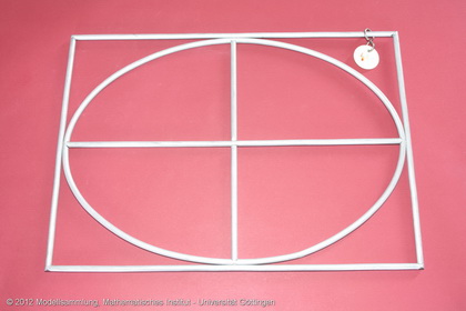 Multiple large ellipses out of aluminum wire