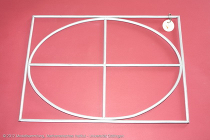 Multiple large ellipses out of aluminum wire
