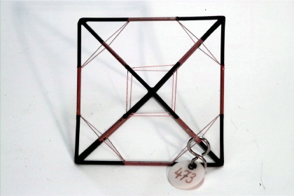 Octahedron with inscribed truncated octahedron