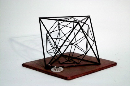 Octahedron with inscribed snub cube