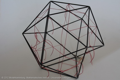 Icosahedron with inscribed icosidodecahedron