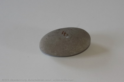 Pebbles that got their ellipsoidal shape through erosion