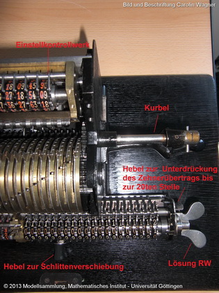 Rechenmaschine Brunsviga System Trinks