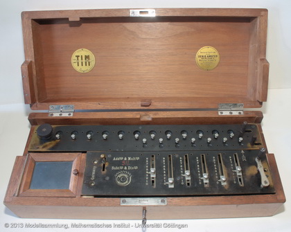Calculating machine Burkhardt-Arithmometer