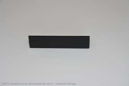 Mirror ruler according to Reusch