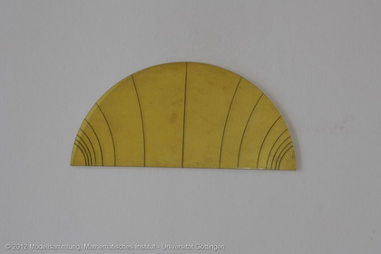 Spline made of celluloid