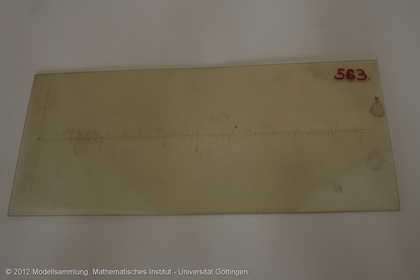 Ruler made of celluloid from Boys and R. Rothe