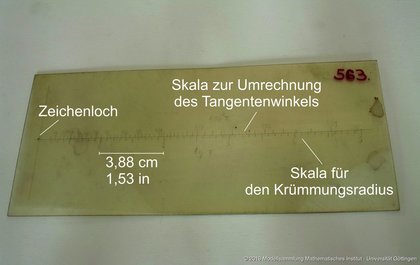 Ruler made of celluloid from Boys and R. Rothe