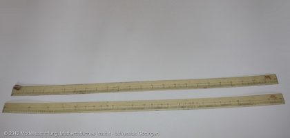 2 rulers according to Boys made of celluloid 
