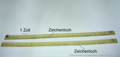 2 rulers according to Boys made of celluloid 