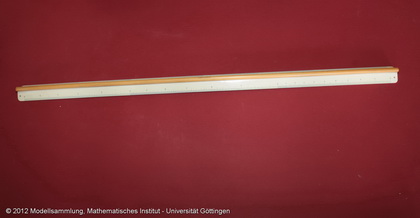 Logarithmic measuring rod