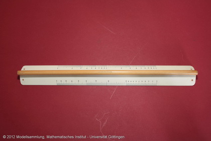 Logarithmic measuring rod