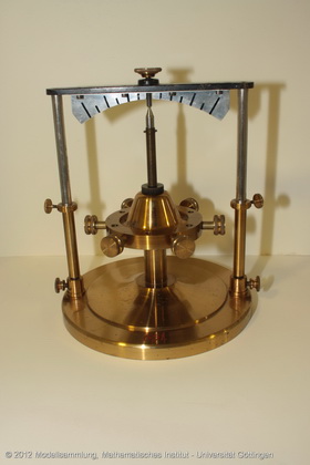 Schuler gyro with exchangeable apexes, sockets, screws and weights
