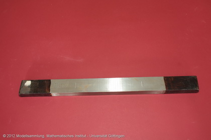 Torsion experiment with a bar of mild steel