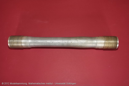 Aluminum tubes below simultaneous impact of axial pull and inside pressure