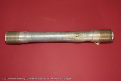 Aluminum tubes below simultaneous impact of axial pull and inside pressure