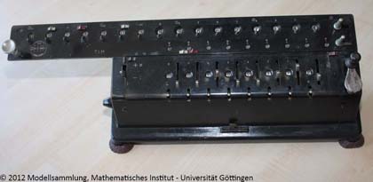 Calculating machine of Ludwig Spitz
