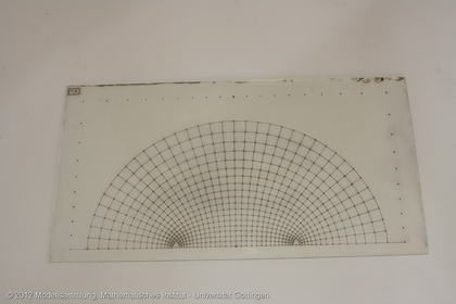 Four curve grids on glass